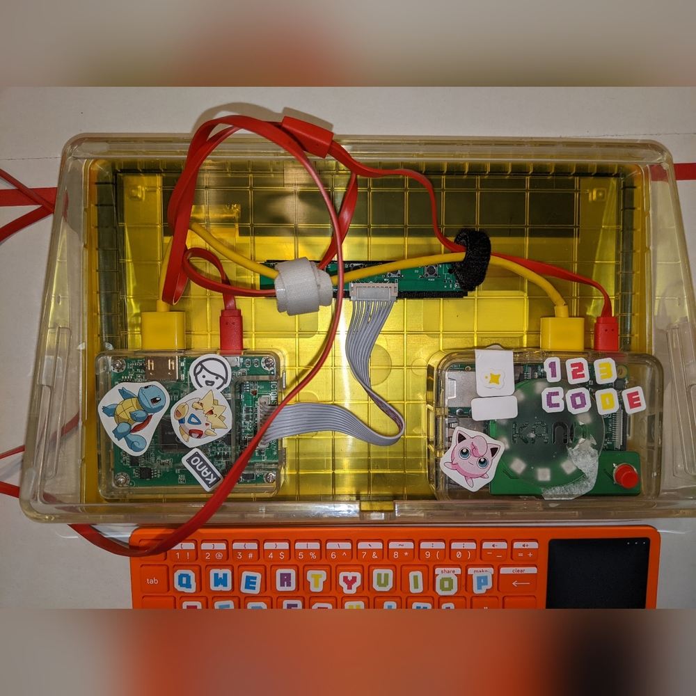 KANO Make Your Own Computer Kit Raspberry Pi 3 With Keyboard Assembled - Picture 5 of 9